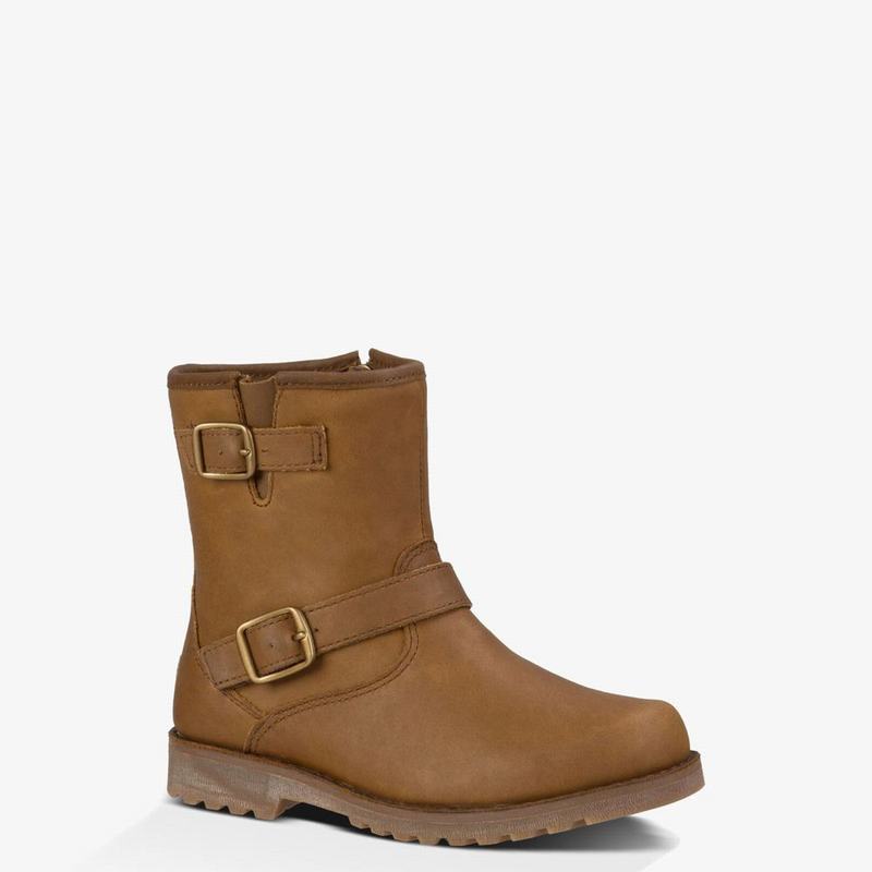 Bottes UGG Harwell Fille Marron Soldes 160SGJTC